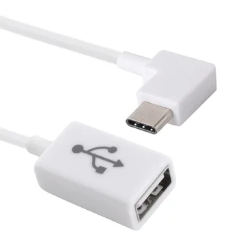 

10pcs/lot Cablecc 10CM USB-C USB 3.1 Type C Male Connector to USB 2.0 A Female OTG Cable for Chromebook White