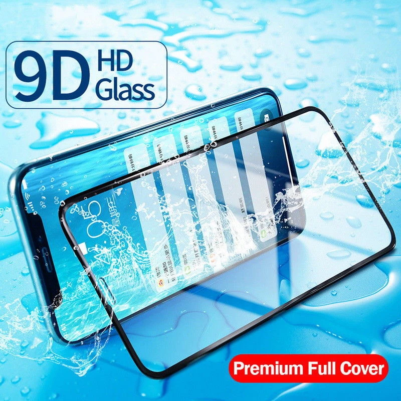 9D полное покрытие Защитное стекло для iphone 7 8 Plus Защита экрана для iphone XR Xs Max закаленное Galss для iphone X Xs protect