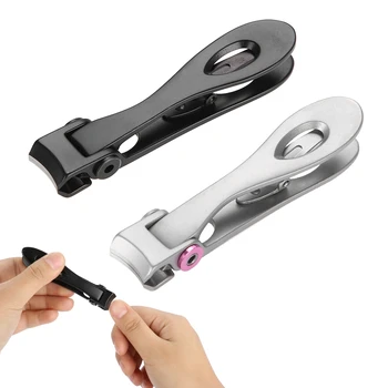 

Stainless Steel Nail Clipper Portable Nail Cutter Trimmer Manicure Pedicure Tool Small Size