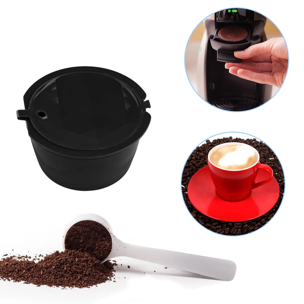 

Refillable Dolce Gusto Coffee Capsules Nescafe Dolce Gusto Reusable Capsule Refill Dolce Gusto Capsules With 1Pcs Spoon