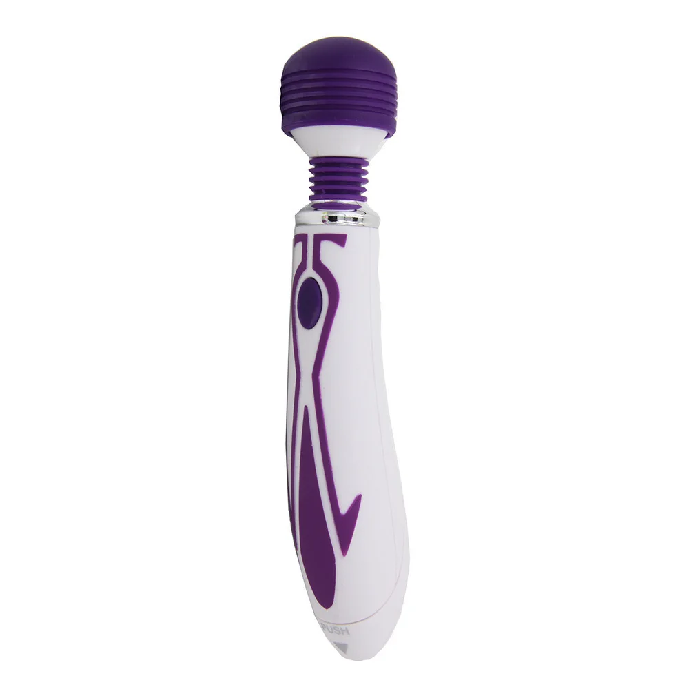 60 Frequency Multi Speed G Spot Clitoral Magic Wand Massager Female Vibrator Sex Toy Purple