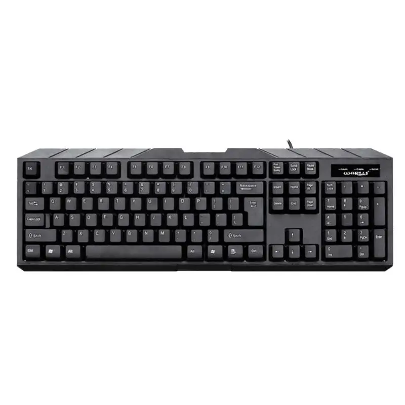 WARWOLF Office бизнес-клавиатура 104 ключей 3 цвета с подсветкой для планшета FK-102