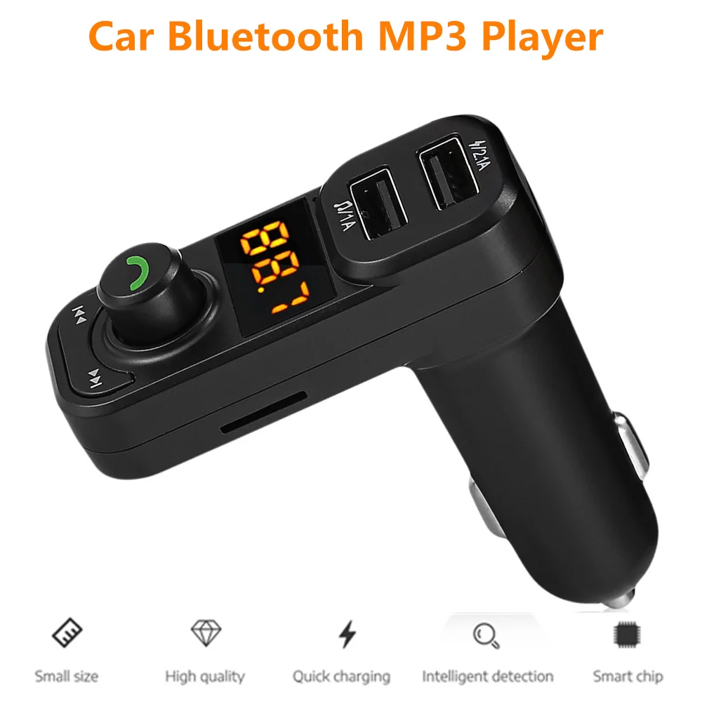 BT53 многофункциональный автомобильный Bluetooth MP3 плеер беспроводной fm передатчик DC