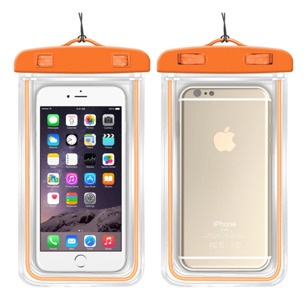 

Waterproof Mobile Phone Bag Pouch Underwater Glowing Cover for Smart Phone iPhone Soft Protection Phone Cases