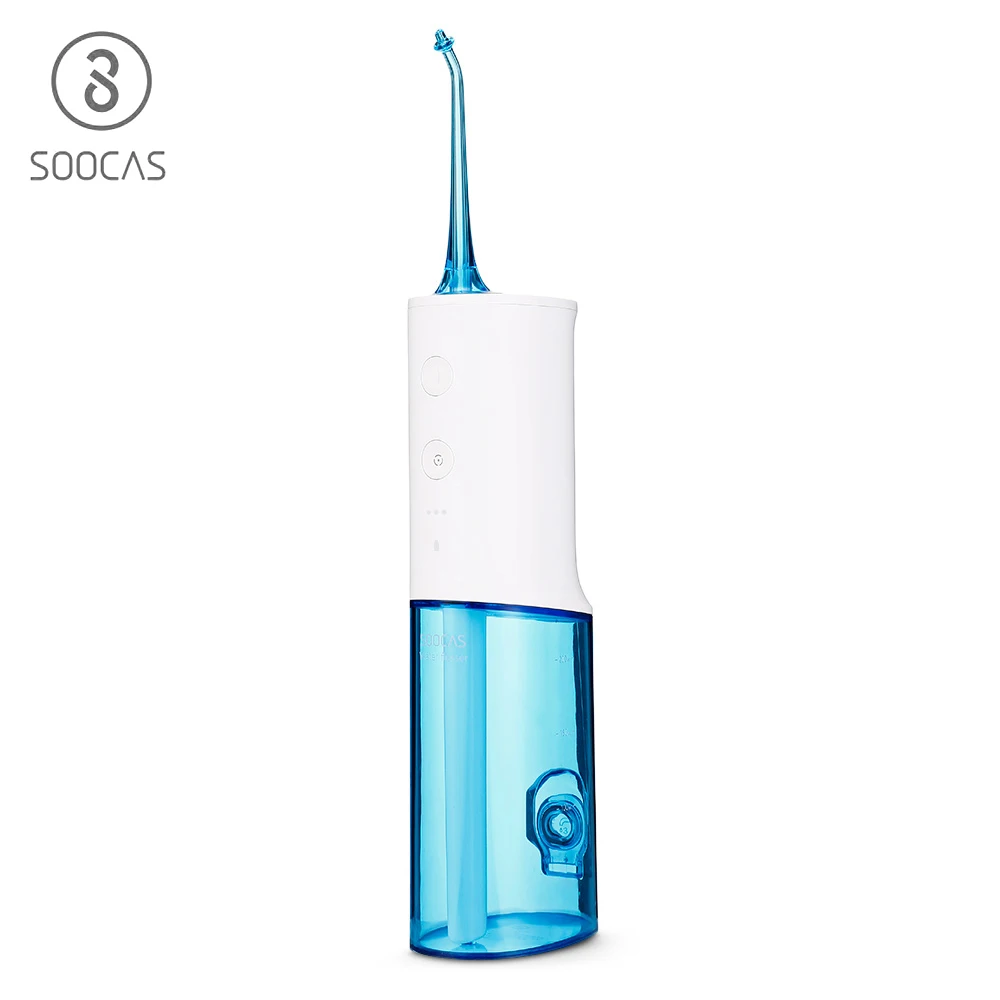 

Xiaomi SOOCAS W3 IPX7 Waterproof Portable Oral Irrigator 230ml Water Tank Constant Pulse Pressure USB Charge Oral Irrigator