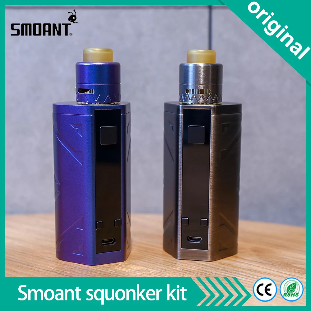 

Electronic Cigarettes Kit Original Smoant Battlestar Squonker Kit 200W TC Box Mod With Battlestar Squonker RDA Vape Kit