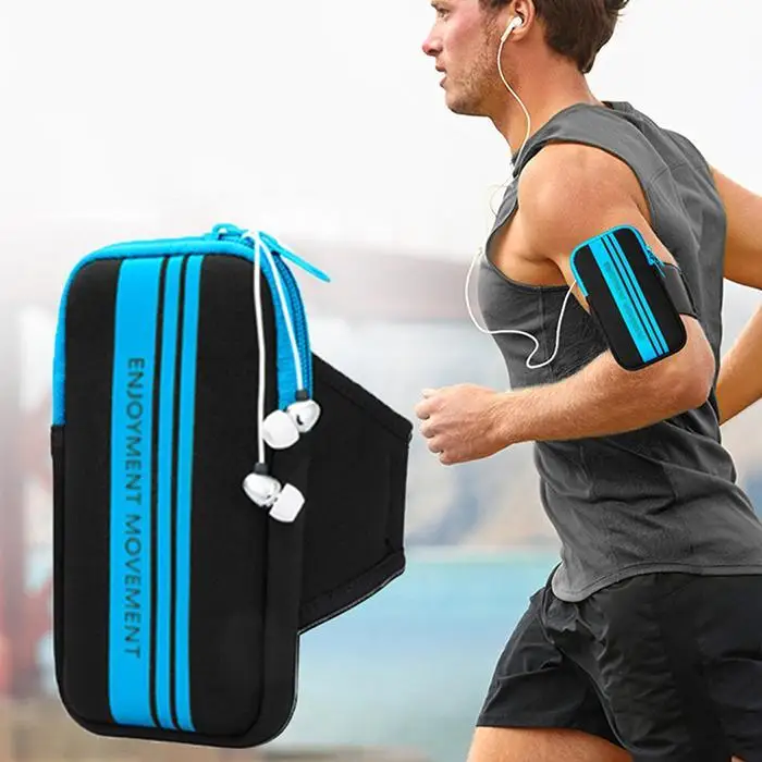 

Waterproof Arm Bag Zipper Sweat-proof Armband Outsport Sport Running Exercise Gym Sportband Case for Universal Moible Phone