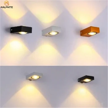 

Waterproof 3W LED wall lamp modern black body aluminum wall lights outdoor garden decor lighting fixture energy saving luminaria