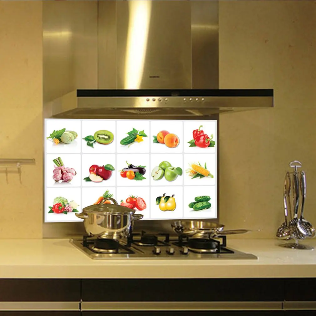 Creative Melon Fruit Kitchen Wall Stickers Self-Adhesive Vinyl Room Window Wall Decals Art Indoor Decoration Waterproof