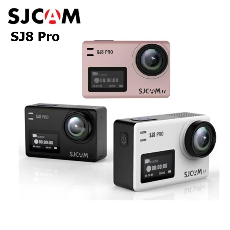 

Original SJCAM SJ8 Pro 4K 60fps Sports Camera Waterproof Anti-Shake Dual Touch Screen WiFi Remote Control Action Camera Sport DV