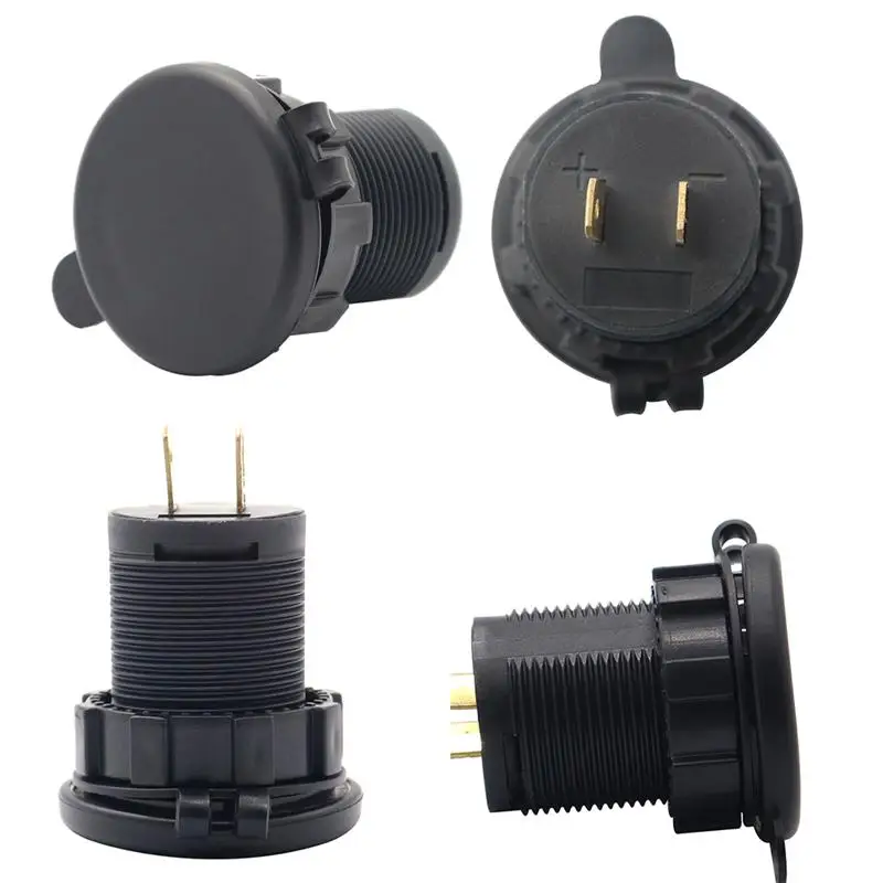 12 24V Автомобильное зарядное устройство Панель USB порт Водонепроницаемый