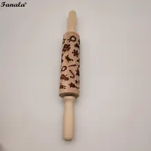 Выпечки тесто для печенья выгравированы ролик оленей тиснением Снежинка Рождество прокатки кухня как гвоздь для картины