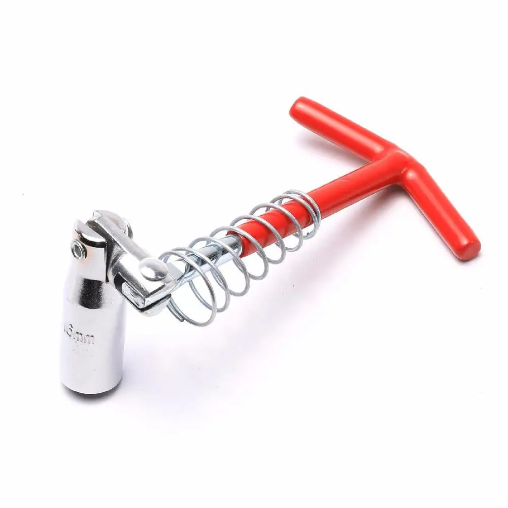 llave de buj/ía color rojo enchufe universal para buj/ía 16 mm Llave de buj/ía