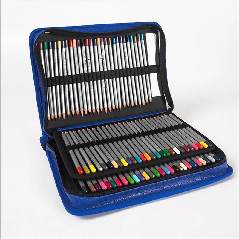 

72/120160 Holder Portable Big Volume Pencil Case Fabric Pencil Bag Box Case For Pens Gift School Art Stationary Supplies 04902