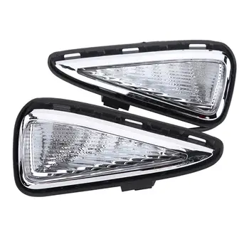 

1Pair Car Daytime Running Light Turn Signal 2-Color DRL LED Fog Lamp for Toyota Camry 2015-2016 automobiles accesorios automovil