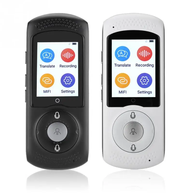 

Intelligent Real Time WIFI Voice Translator Mini Robot Multilingual Travel Translator Support SIM speech interactive translator