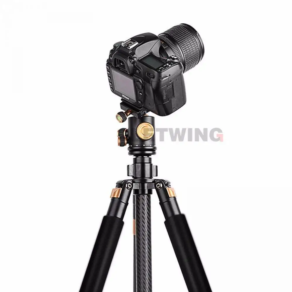 Новый QZSD Q968C 63 inch Professional портативный карбоновый штатив для камеры с шаровой