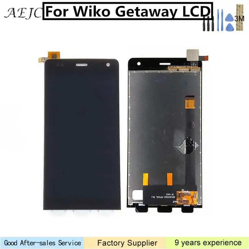 5 0 &quotдля Wiko Getaway ЖК-дисплей с кодирующий преобразователь сенсорного экрана в