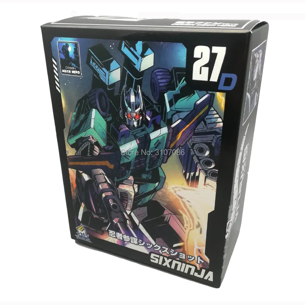 

G1 Transformation MF-27 MF27 Greatshot Sixshot MFT Model Pioneer Series deluxe lever Action Figure Robot Toys
