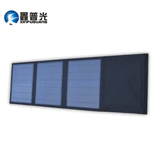 Xinpuguang 36W 18V Solar Panel Charger 3 Fold Portable Efficient Mono Cell USB 5V 2A Output Beautiful Handbag Waterproof Durable ggx energy waterproof 8w 5v portable folding mono solar panel charger usb output controller pack for phones iphone psp mp4
