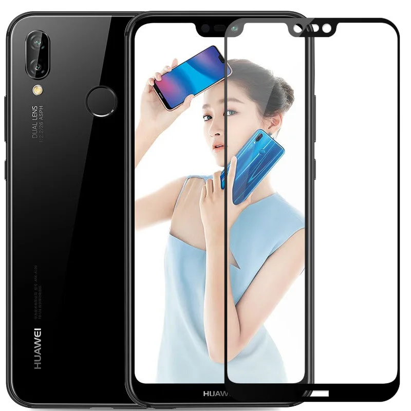 Защитное закаленное стекло 3D Arc для Huawei Nova 3 Полное покрытие твердость 9H Защитная