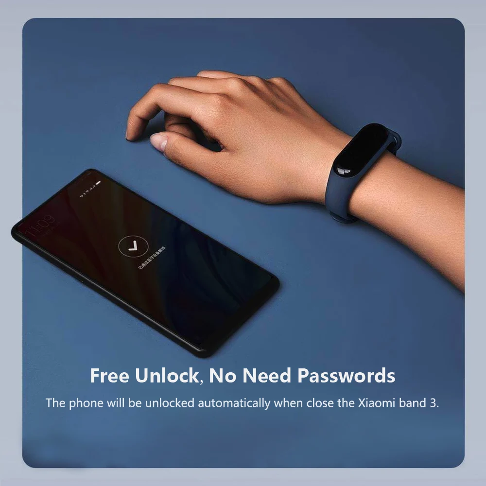 Спортивный Браслет Xiaomi Mi Band 3 трекер сердечного ритма монитор сна вызов