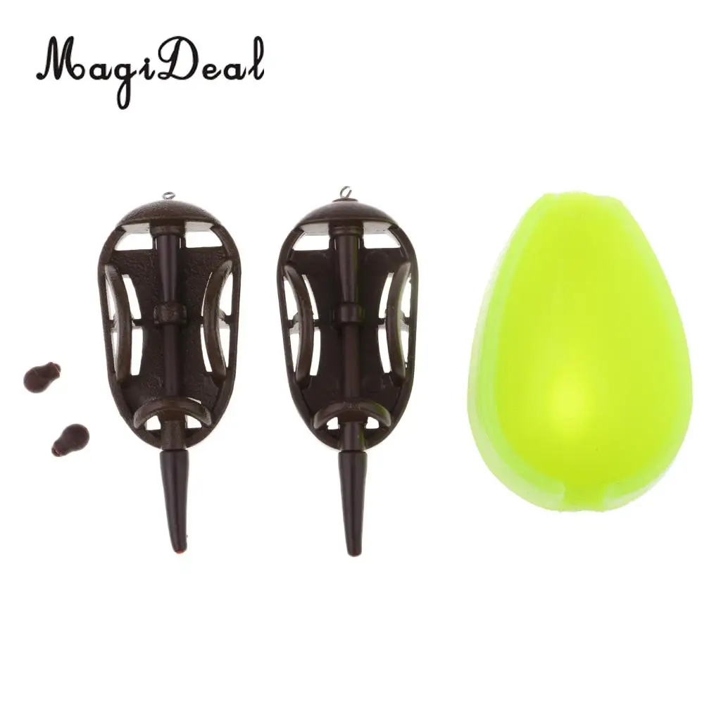 

Fishing Inline Safe Method Feeder with Fishing Bead & Mould Range Set Carp Fishing Tackle