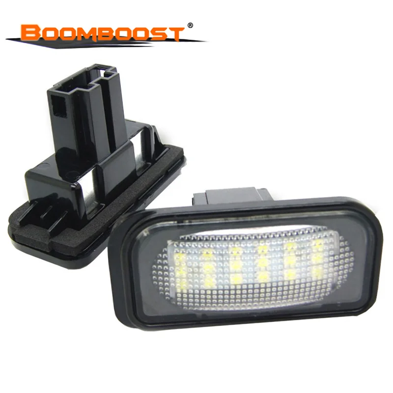 2 шт. белый светодиодный светильник номерного знака для Mercedes Benz W203 автомобильный