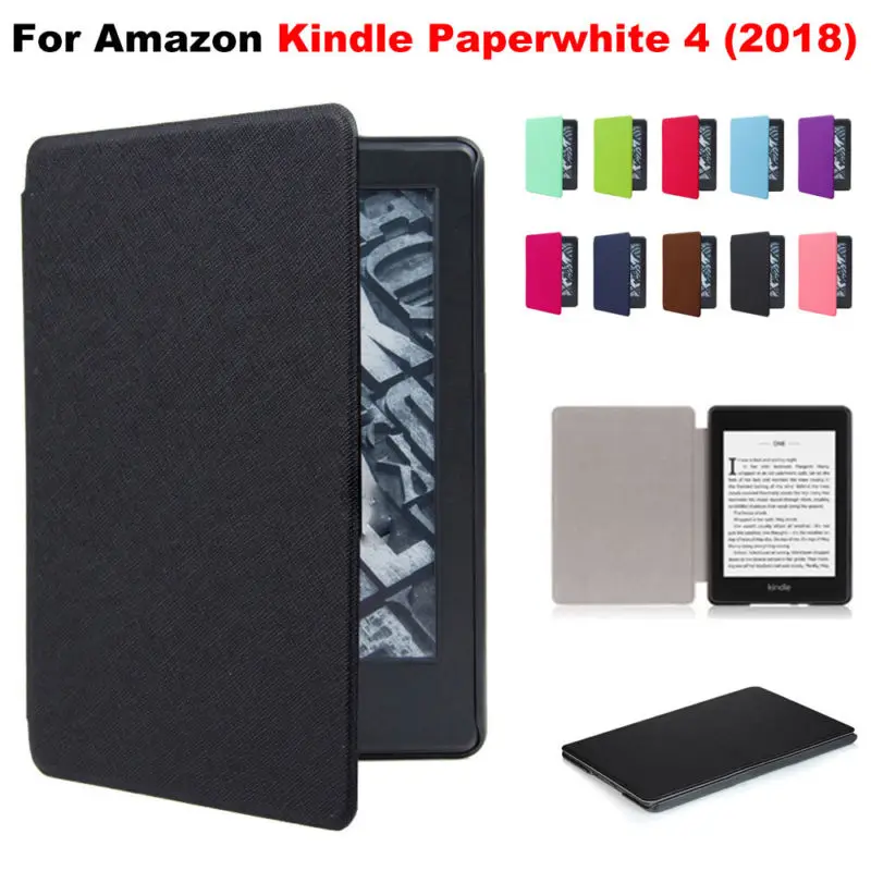 

For Amazon New Kindle Paperwhite 2018 Released Case funda Magnetic Smart Cover Case For Kindle Paperwhite 4 10th Generation Case