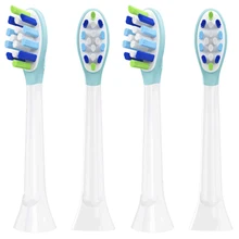 Сменные насадки для зубных щеток для Philips Sonicare, 4 шт., электрическая зубная щетка, подходит для придания чистоты, алмазная Очистка