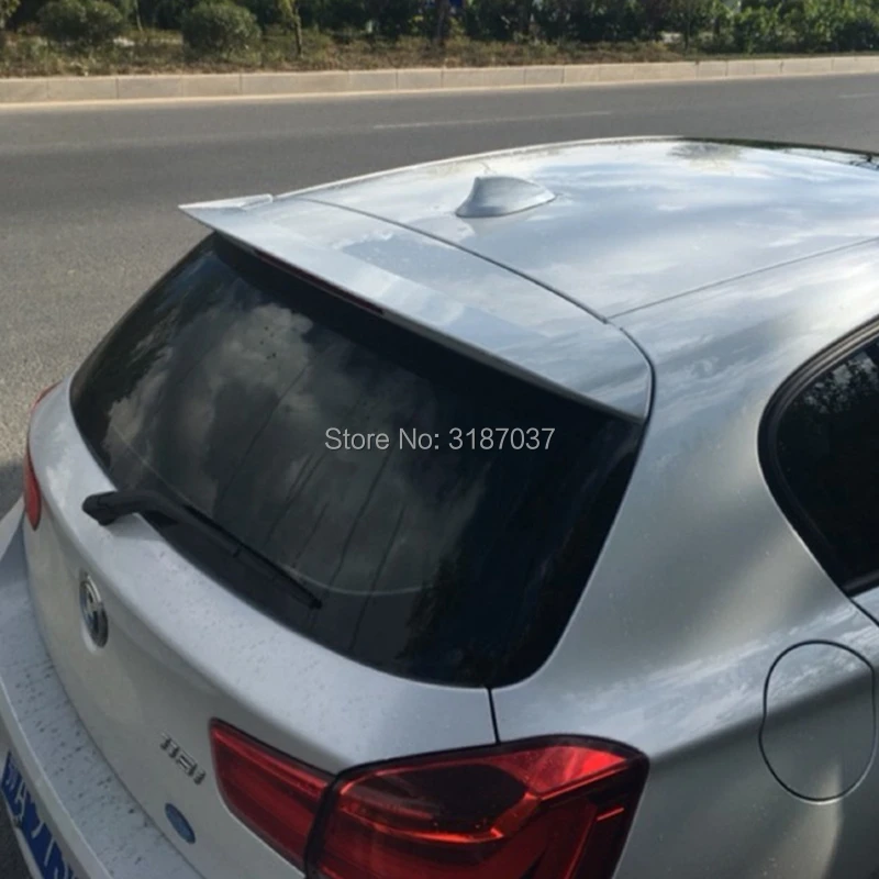 

for BMW F20 116 118 120 125 M135I 2012-2015 ABS Plastic Unpainted Color Rear Roof Spoiler Wing Trunk Lip Boot Cover Car Styling