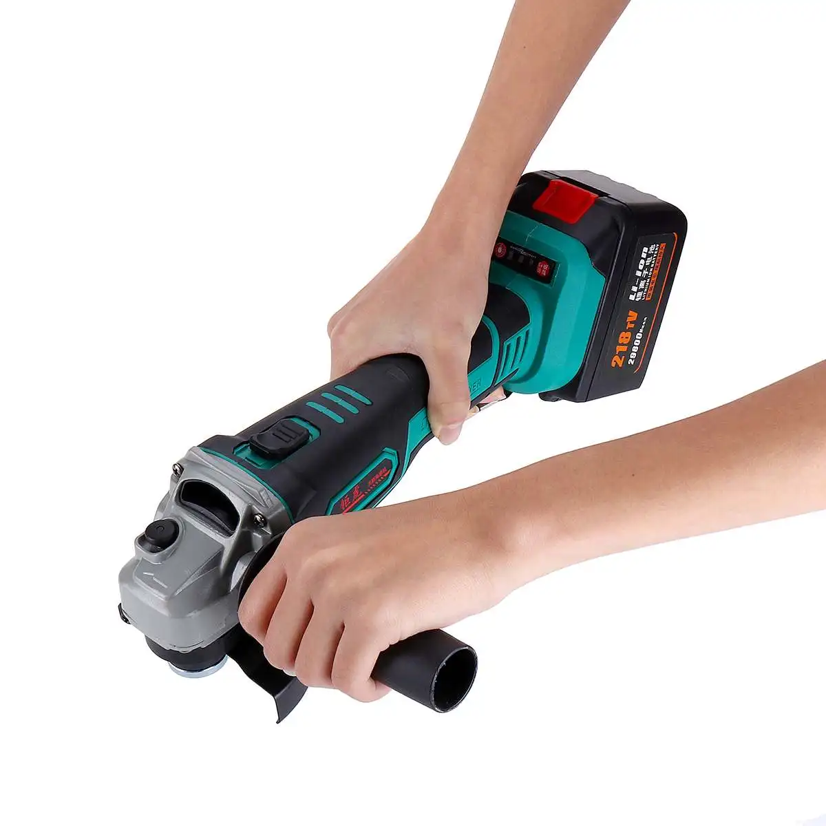 

218TV 29800mah 600W Wireless Electric Angle Grinder Power Cutting Tool Li-ion Batter Chainsaw Bracket Polishing Machine Grinder