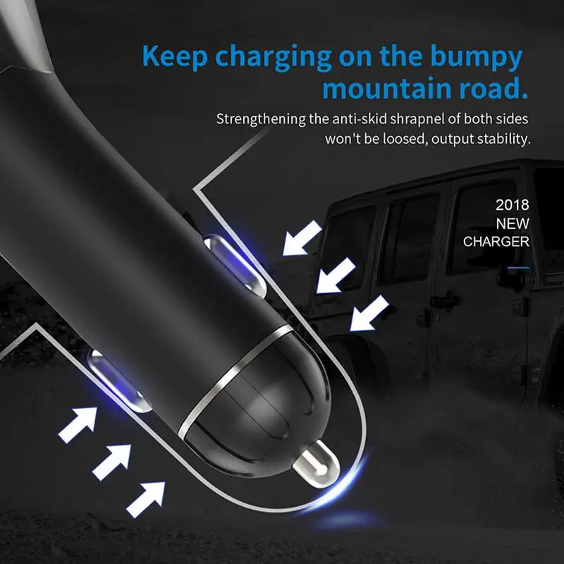 New Car Bluetooth MP3 Dual USB Voltage Detection Bluetooth Hands-free G11 With 180 Degree Screen Function Bluetooth Player