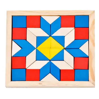 

Kids DIY Jigsaw Puzzle Wooden Toys Geometric Shape 3D Early Educational Toy Geometry Cognition Learning Educational Toys