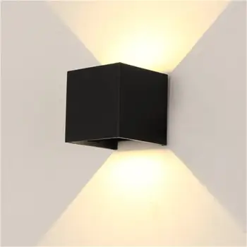 

Adjustable 12W LED Wall Lamp Waterproof Indoor & Outdoor Aluminum Wall Light Surface Mounted Cube LED Garden Porch Light