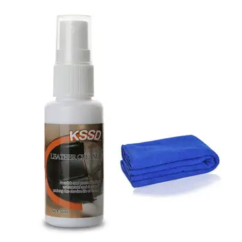 

Care Cleaner 30ML Car Leather Agent Leather Clothing Shoes Sofa Universal Cleaning Disinfecting Agent with Towel