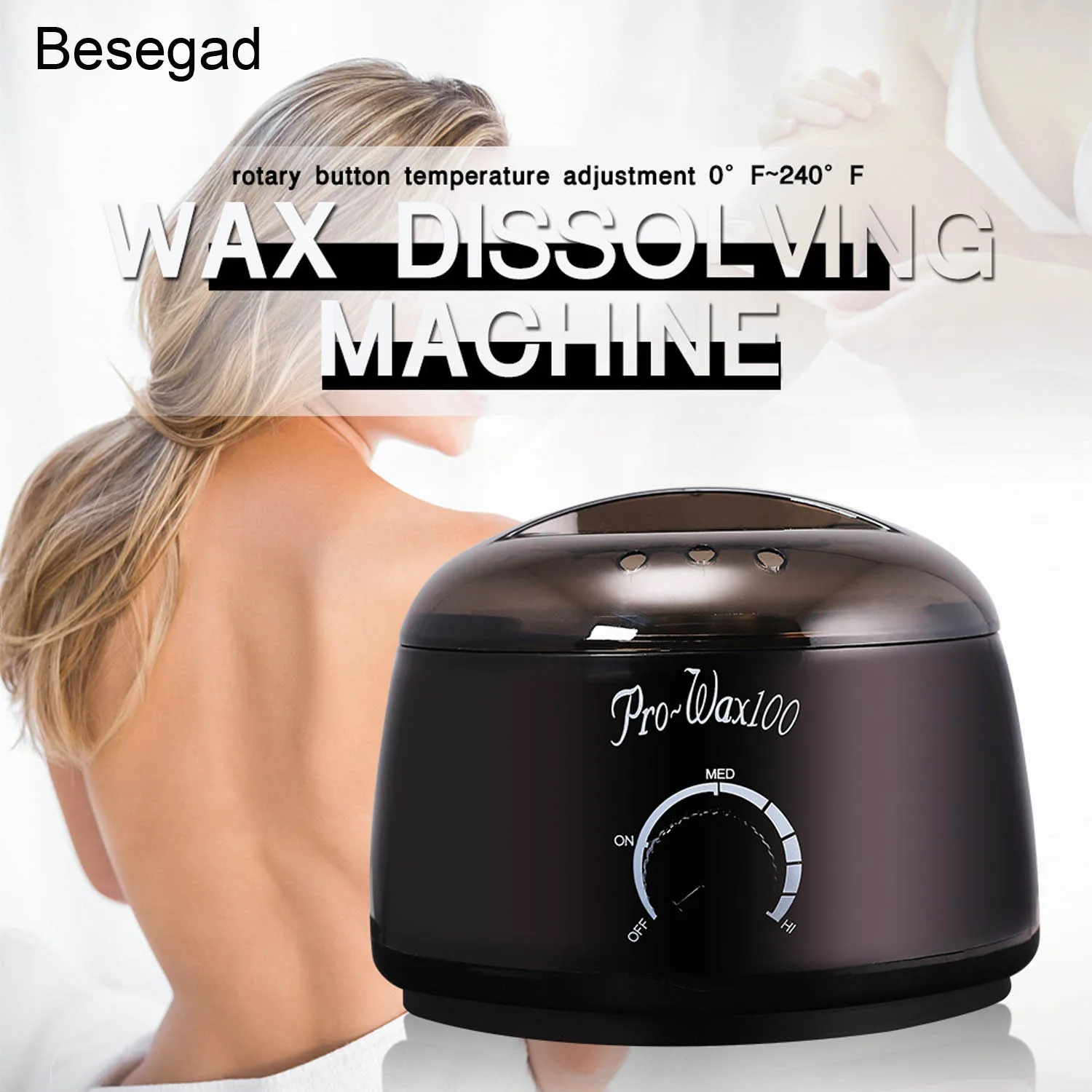 Besegad Electric Wax Warmer Melter Heater Depilatory Waxing Hair