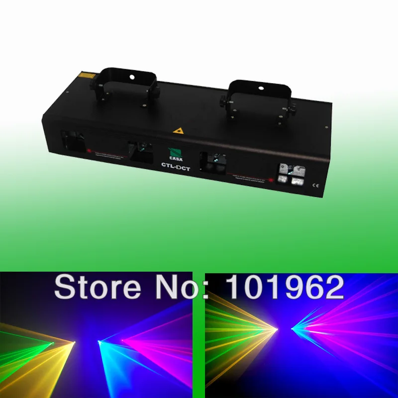 

4 lens 800mw RGYB DJ stage lights holiday laser