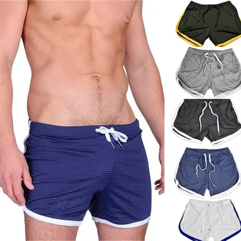 

Men Bodybuilding Shorts Fitness Gym Clothing Casual Net Solid Outdoor Muscle Bodybuilding Shorts Fitness Gym Clothing Casual Net