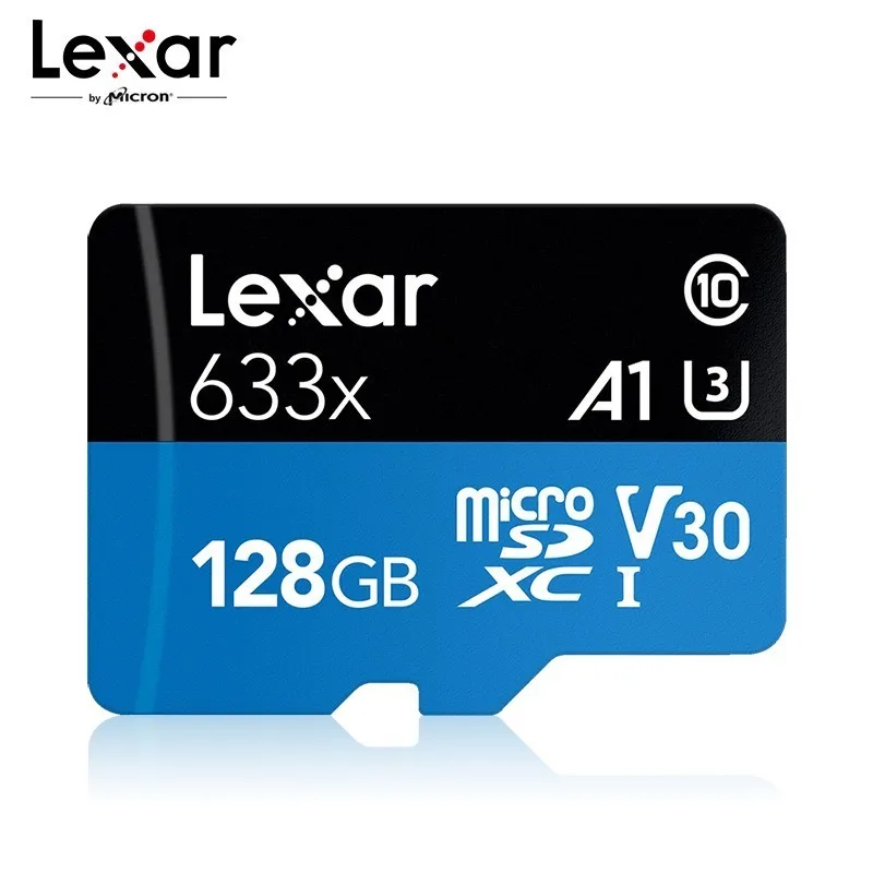 Карта памяти Lexar Micro SD 256 ГБ 128 высокая скорость до 95 м/с 64 класс 10 633x TF карта 32