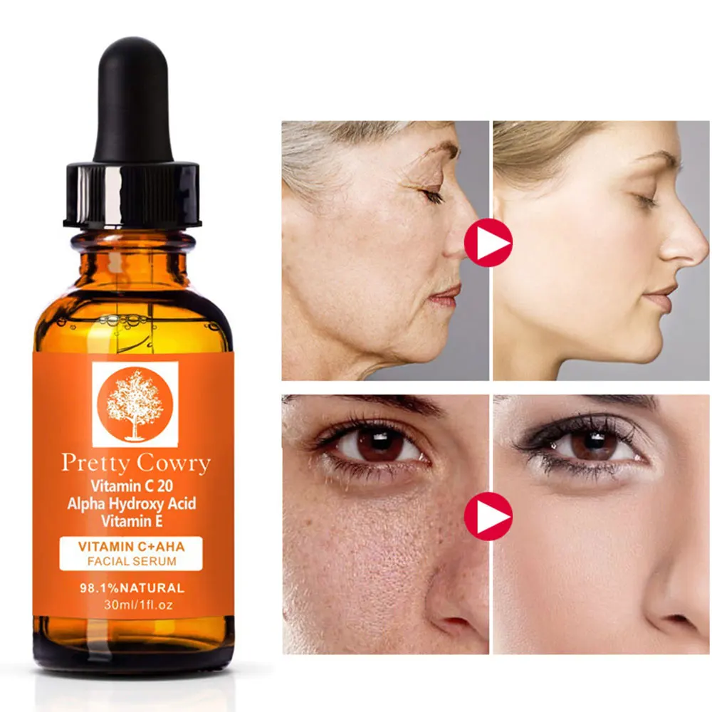 

Vitamin C Oil Essence Face Skin Serum Care Whitening Hyaluronic Acid Moisturizing Remover Freckle Spots Anti-aging Face Serum