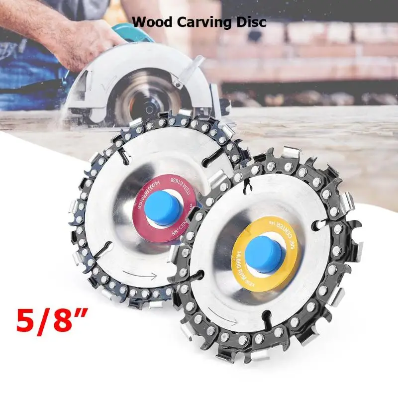 Chain Saws Disc Woodworking Chain Grinder Angle Milling Chain Saws Disc Wood Carving Disc 