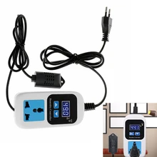 Цифровой дуральной этап регулятор влажности и Отопление температура охлаждения контроллер Комбинированный Набор Предварительно проводной