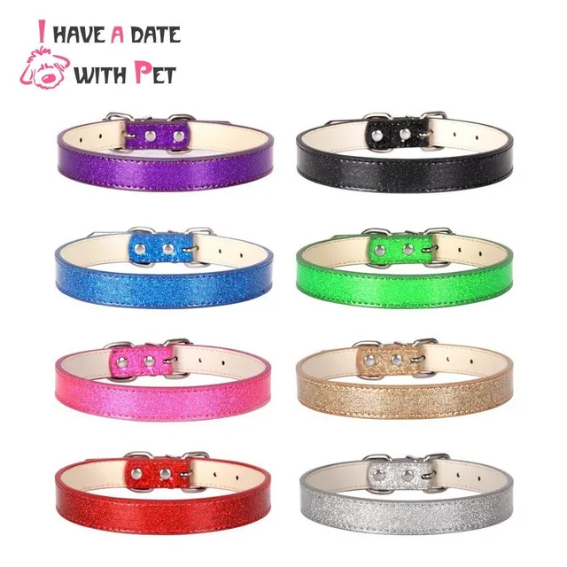 Bling Cuoio DELL'UNITÀ di elaborazione Pet Forniture Collare di Cane per i Picco Bling Cuoio DELL'UNITÀ di elaborazione Pet Forniture Collare di Cane per i Picco