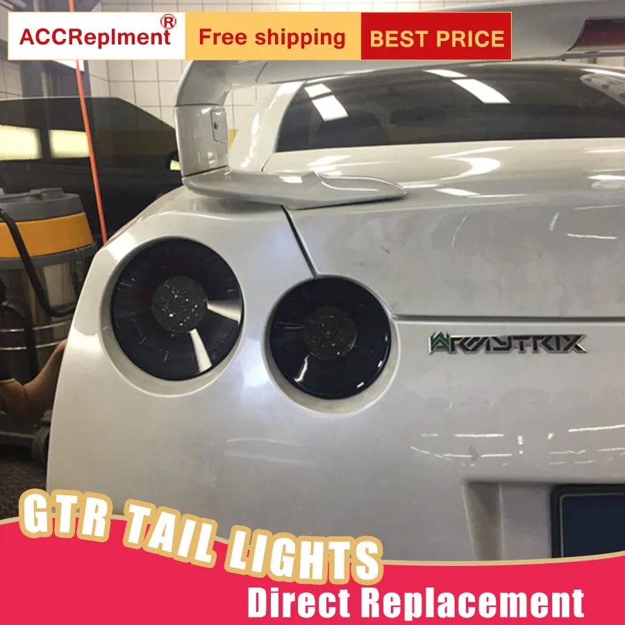 Новый светодиодный фонарь светильник s в сборе для Nissan GT R 2009 2018 задний стоп сигнал
