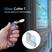 1 шт. Ручка 0 спиральный резак из карбида вольфрама витражный инструмент Вольфрамовая сталь резак колесо для 1-15 мм DIY Зеркало для плитки ремесло резки