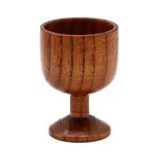 Деревянный бокал для Вина изысканный креативный цельный деревянный бокал для вина