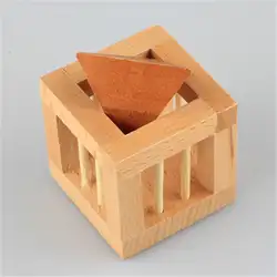 Genius Toy Can you take треугольник из бука деревянный замок деревянные игрушки-паззлы Развивающие игрушки для детей взрослых imagine развивающие