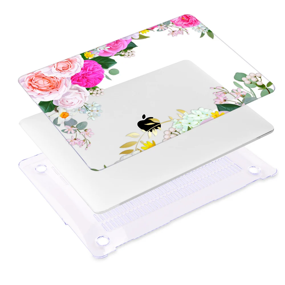 Новый чехол для ноутбука MacBook Air Pro Retina 11 12 13 15 16 дюймов A2141 2020 M1 A2338 A2289 A2337 A2179 жесткий