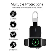 Mini Watch Wireless Charger Keychain Power Bank For Apple Watch IWatch 1/2/3